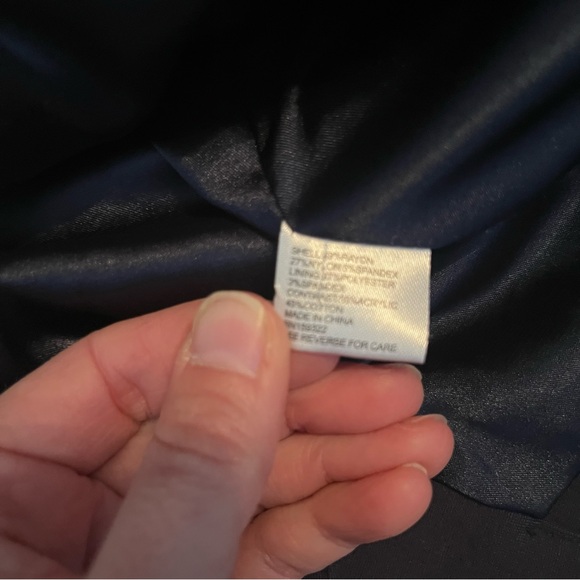 EVEREVE Navy White Removable Dickey 2 Button Dawson Blazer Sz XS Like New Preppy - Picture 12 of 15